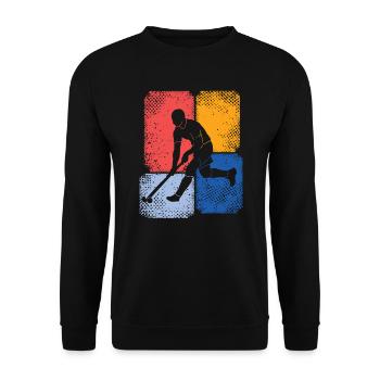 Joueur de hockey sur gazon Joueur de hockey sur gazon Garçons - Sweat-shirt Unisexe - noir - Devant - Alina (178cm) & Michal (187cm)