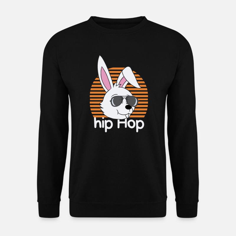 Hip Hop Rabbit - Unisex Sweatshirt - black