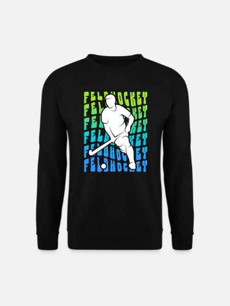 Joueur de hockey Vintage hockey sur gazon enfants Hockey - Sweat-shirt Unisexe - noir
