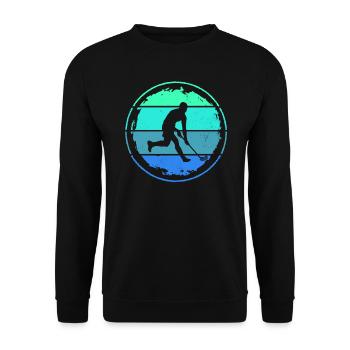Floorball Innebandy Floorball Enfants - Sweat-shirt Unisexe - noir - Devant - Alina (178cm) & Michal (187cm)