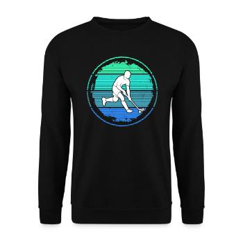 Floorball Innebandy Enfants Floorball Garçons - Sweat-shirt Unisexe - noir - Devant - Alina (178cm) & Michal (187cm)