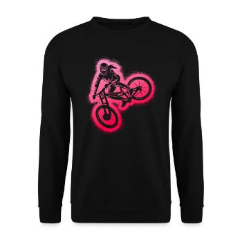 VTT VTT Descente Filles VTT - Sweat-shirt Unisexe - noir - Devant - Alina (178cm) & Michal (187cm)