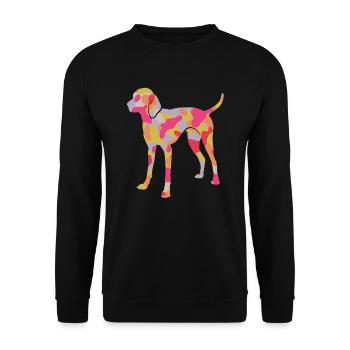 Weimaraner Dogs Dog Mom Weimaraner Girl - Unisex Sweatshirt - black - Front - Alina (178cm) & Michal (187cm)
