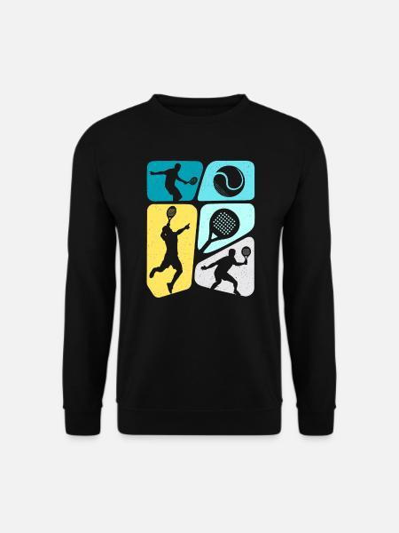 Padel-Tennis Kinder Jungen Padel - Unisex Pullover - Schwarz