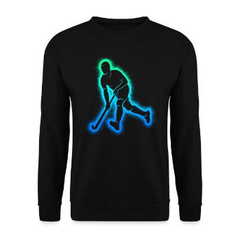 Hockey sur gazon Hockey Enfants Garçons Joueurs de hockey - Sweat-shirt Unisexe - noir - Devant - Alina (178cm) & Michal (187cm)