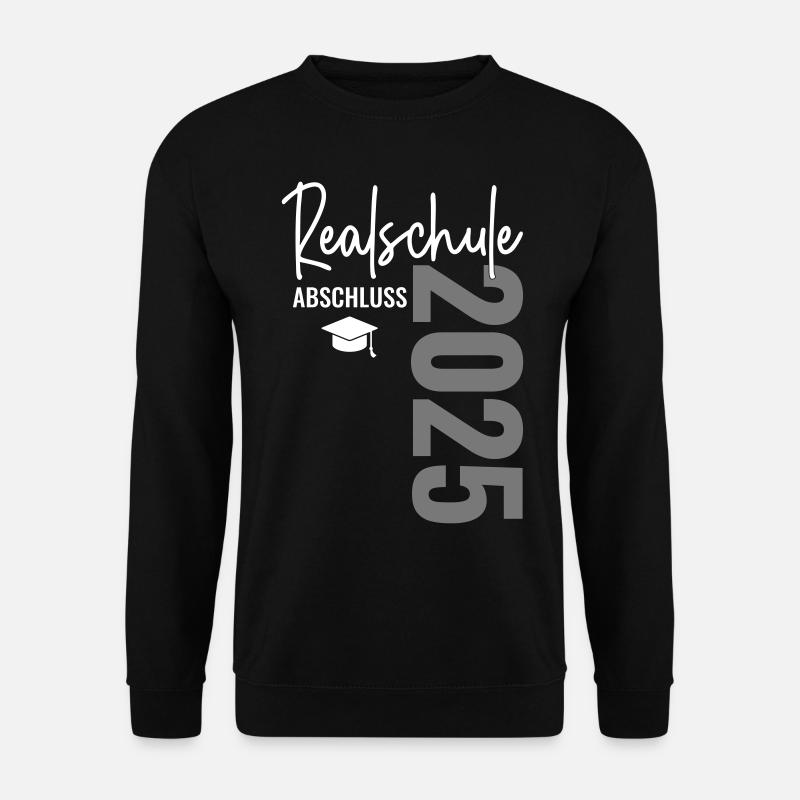 Abschluss Realschule 2025 - Unisex Pullover - Schwarz