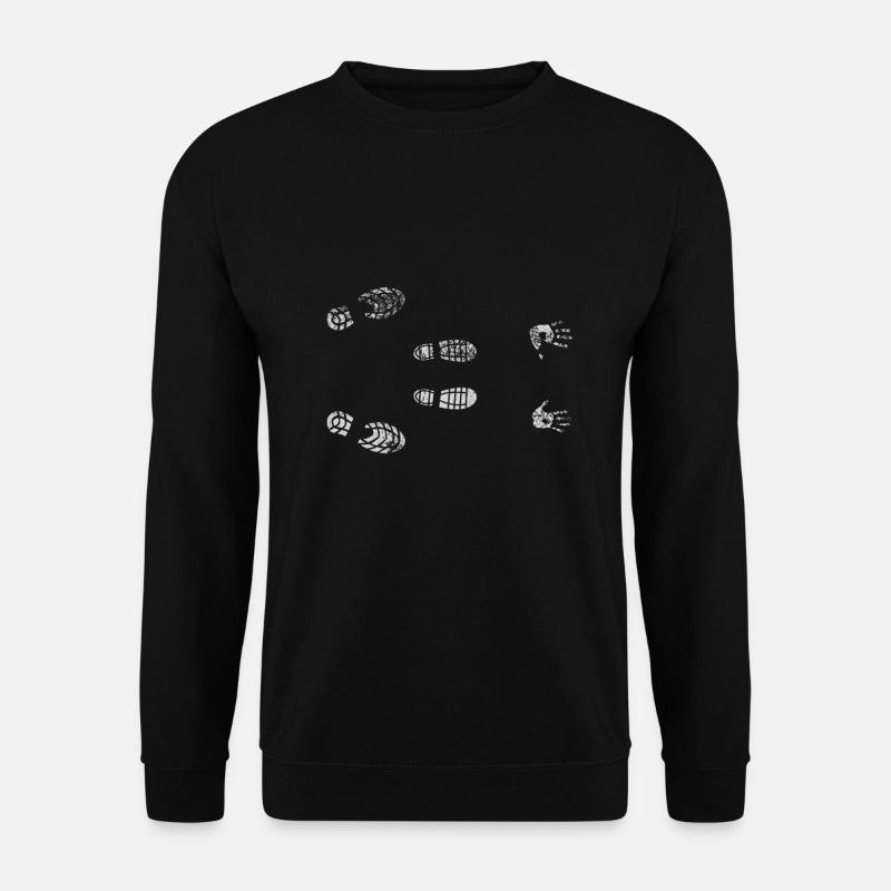 Sjov sort humor beskidt vinter sne - Unisex sweater - sort