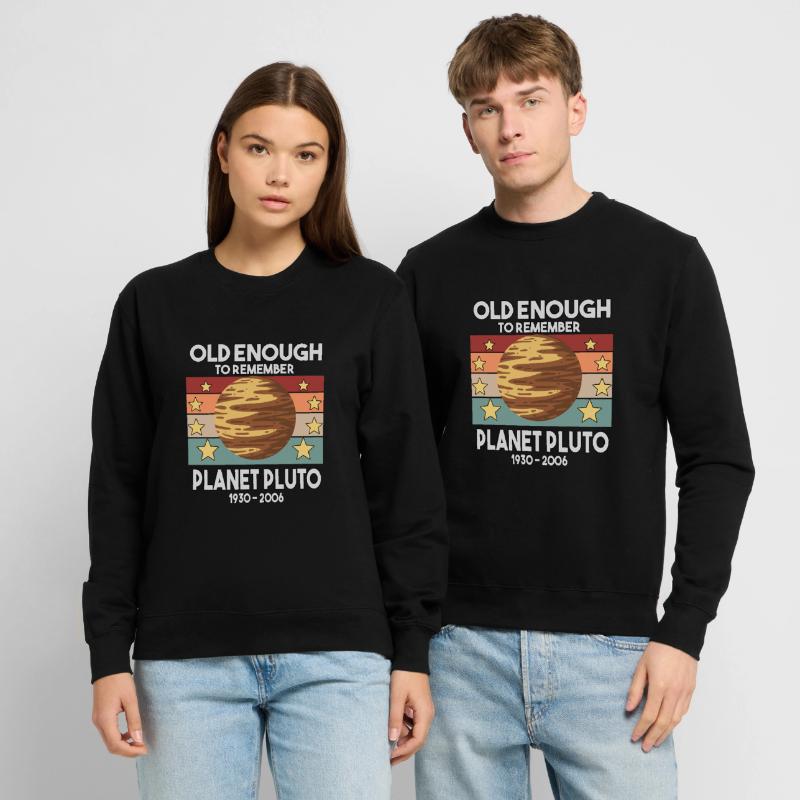 Pluto Vintage Planet Pluto Pluto Day Pluto Day Unisex Sweatshirt