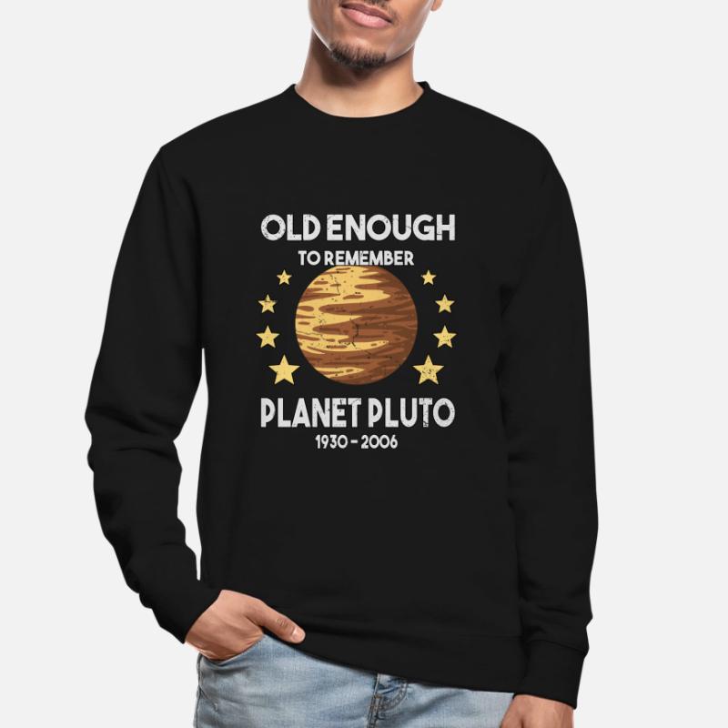 Pluto Planet Pluto Pluto Day Pluto-Tag Sterne Unisex Pullover