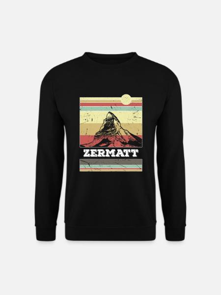 Zermatt matterhorn - Unisex Pullover - Schwarz