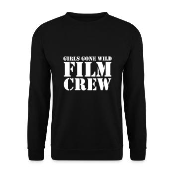Girls Gone Wild Film Crew - Fun Party Costume - Unisex Sweatshirt - black - Front - Alina (178cm) & Michal (187cm)