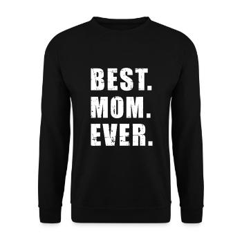 Meilleure fête des mères de tous les temps - Sweat-shirt Unisexe - noir - Devant - Alina (178cm) & Michal (187cm)