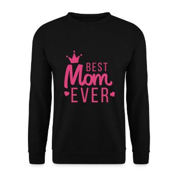 Meilleur cadeau de fête des mères pour maman petite amie - Sweat-shirt Unisexe - noir - Devant - Alina (178cm) & Michal (187cm)