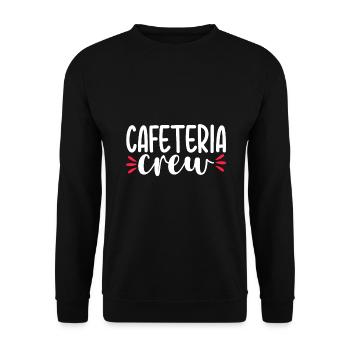 Cafétéria Équipage École Déjeuner Lady Appreciation - Sweat-shirt Unisexe - noir - Devant - Alina (178cm) & Michal (187cm)