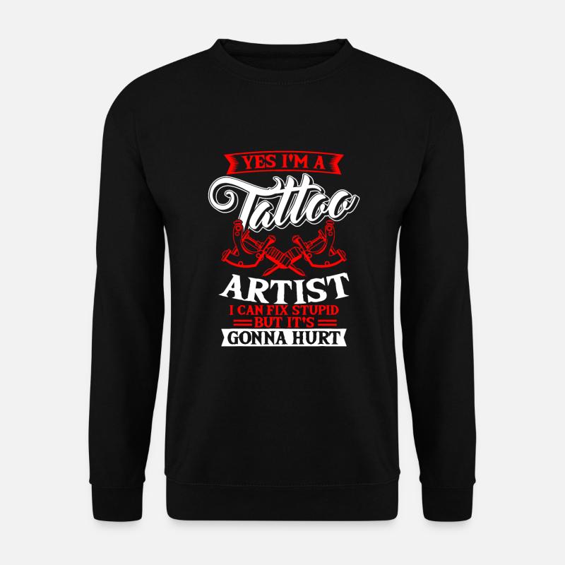 Tätowierer Tätowierer Tätowieren Symbolisch - Unisex Pullover - Schwarz