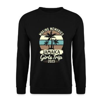 Friends Vacation Girl Weekend Jamaica Girls Trip - Sweat-shirt Unisexe - noir - Devant - Alina (178cm) & Michal (187cm)