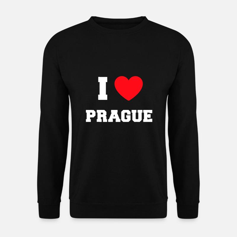 I Love Prague - Unisex Sweatshirt - black