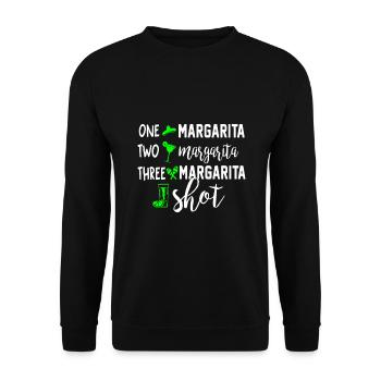 One A Margarita Lover Cadeau pour les amateurs de musique country - Sweat-shirt Unisexe - noir - Devant - Alina (178cm) & Michal (187cm)