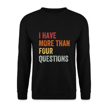 Vache ce sera Legen Dairy Legendairy Farmer - Sweat-shirt Unisexe - noir - Devant - Alina (178cm) & Michal (187cm)
