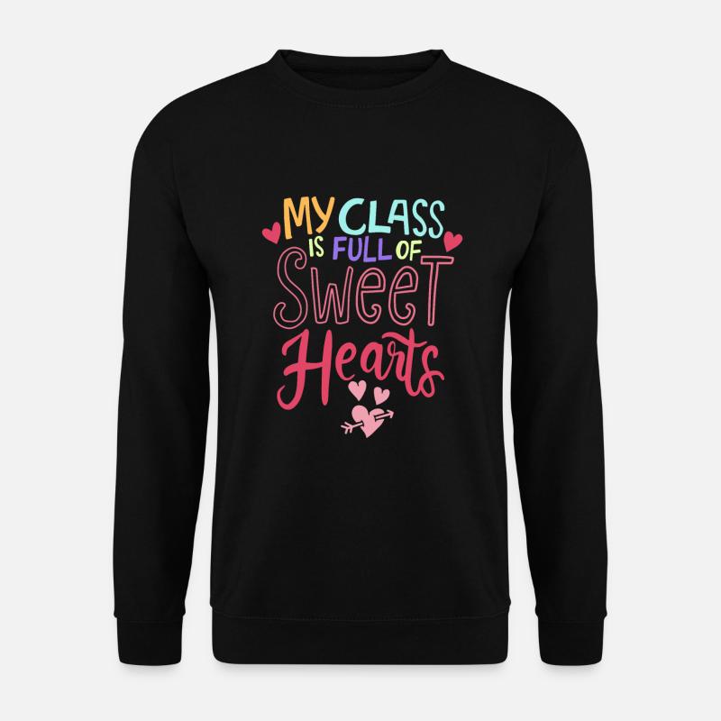 Lehrer Valentinstag-Geschenk - Unisex Pullover - Schwarz