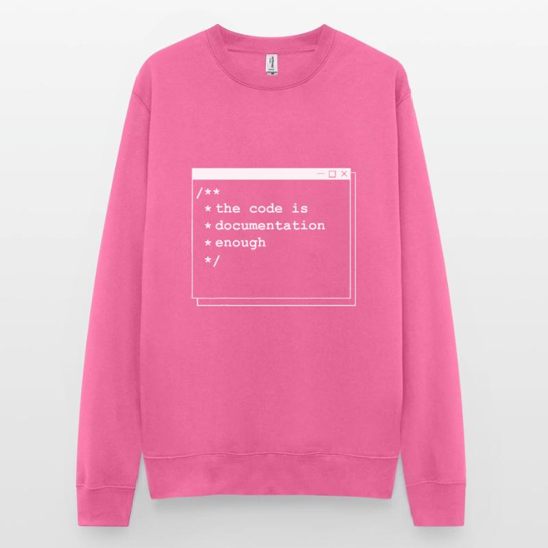 Der Code genügt | Computerprogrammier-Nerd Unisex Pullover