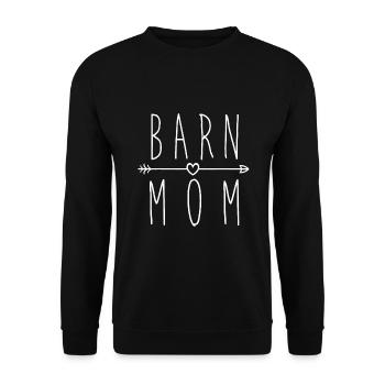 I Love My Horses Racing Riding - Unisex Sweatshirt - black - Front - Alina (178cm) & Michal (187cm)