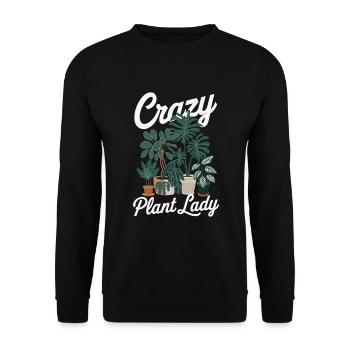 Jardinier Jardinage Plantes de jardin - Sweat-shirt Unisexe - noir - Devant - Alina (178cm) & Michal (187cm)