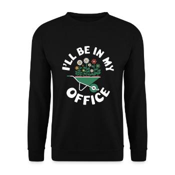 Gardening Garden Gardener - Unisex Sweatshirt - black - Front - Alina (178cm) & Michal (187cm)