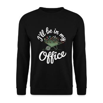Gardening Garden Gardener - Unisex Sweatshirt - black - Front - Alina (178cm) & Michal (187cm)