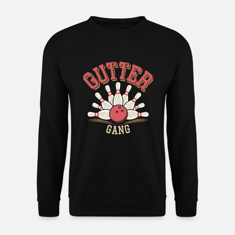Bowler Bowling - Unisex Pullover - Schwarz