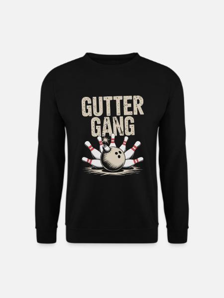 Bowler Bowling - Sweat-shirt Unisexe - noir