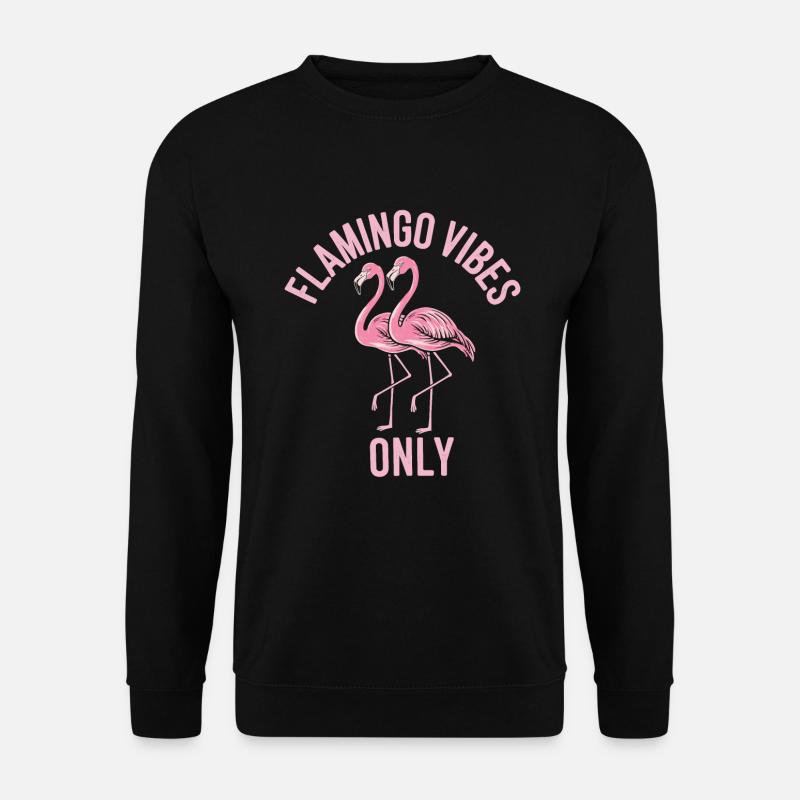 Flamingo - Unisex Sweatshirt - black