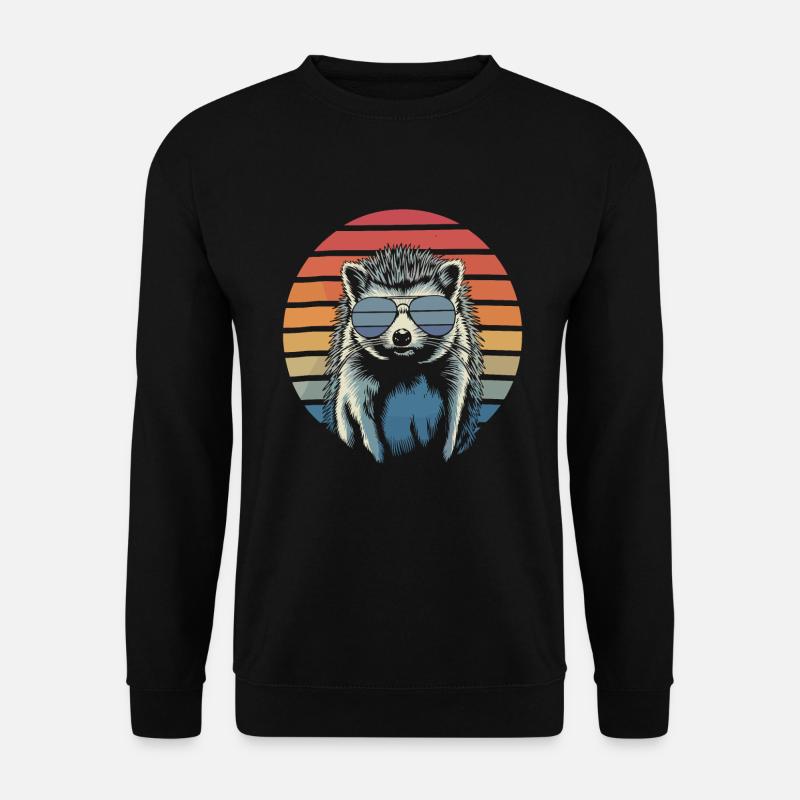 Hérisson - Sweat-shirt Unisexe - noir