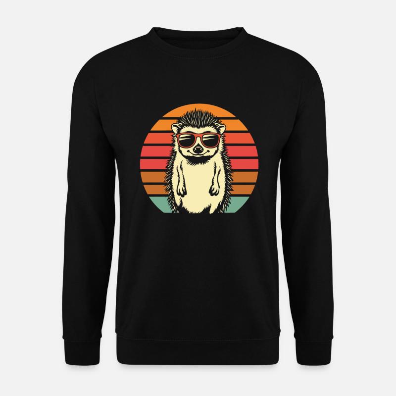 Hedgehog - Unisex Sweatshirt - black