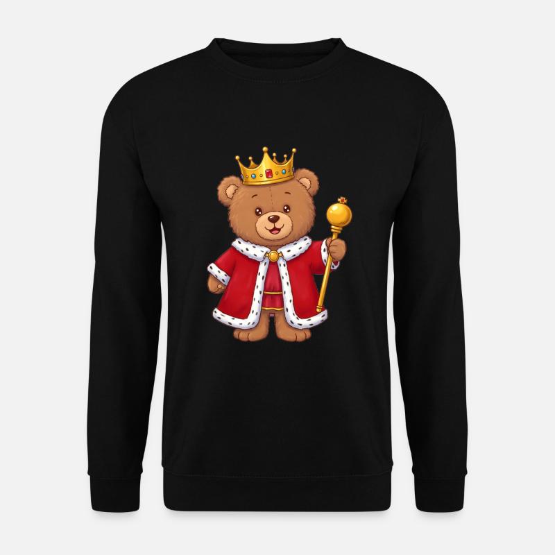 Teddybär König - Unisex Pullover - Schwarz