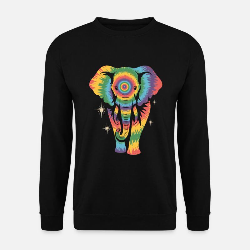 Elephant - Unisex Sweatshirt - black