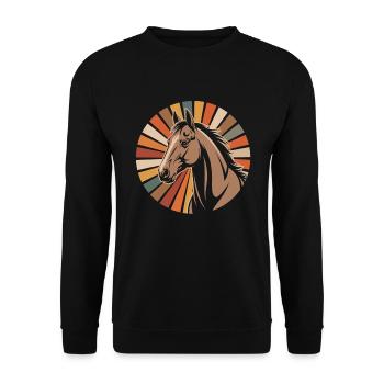 Cavalier - Sweat-shirt Unisexe - noir - Devant - Alina (178cm) & Michal (187cm)