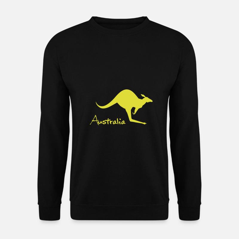 australia kangaroo - Australia kangaroo - Unisex Sweatshirt - black