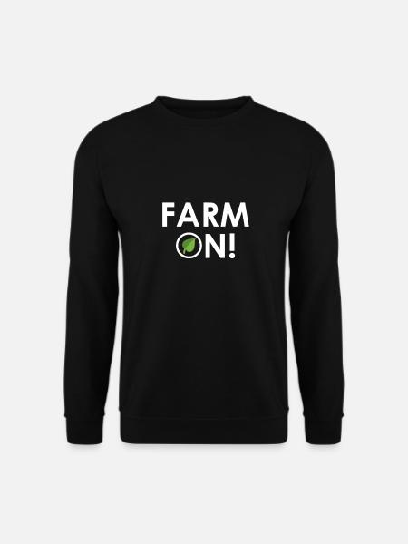 Farm on - Unisex Sweatshirt - black
