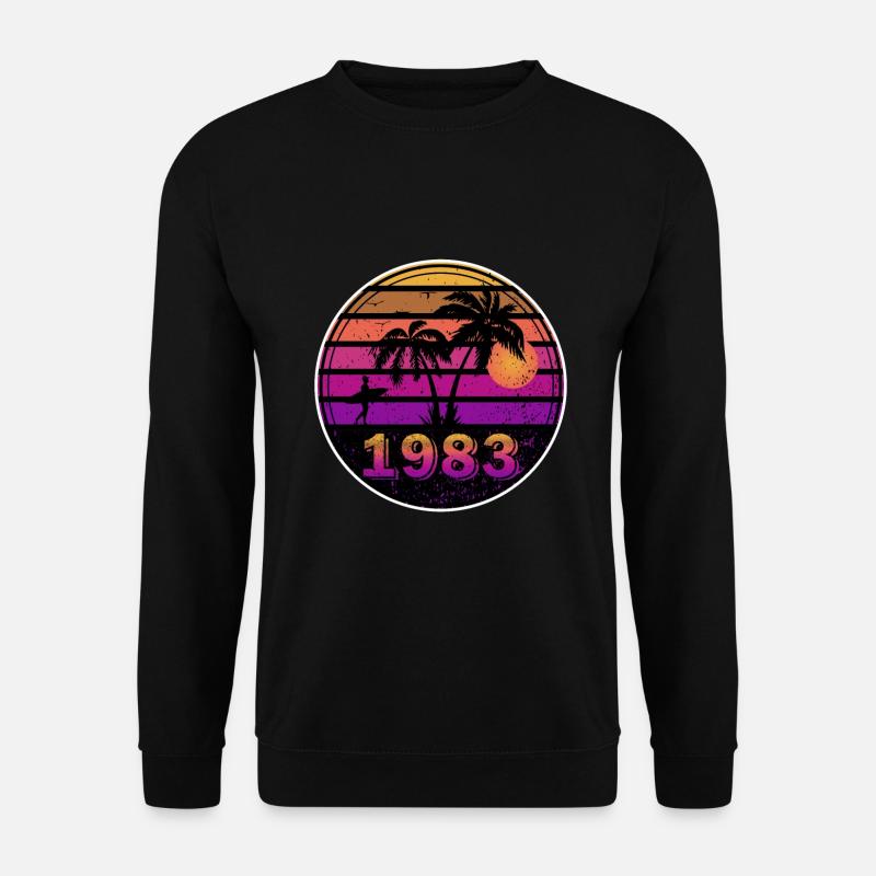 Born 1983 - Unisex Sweatshirt - black