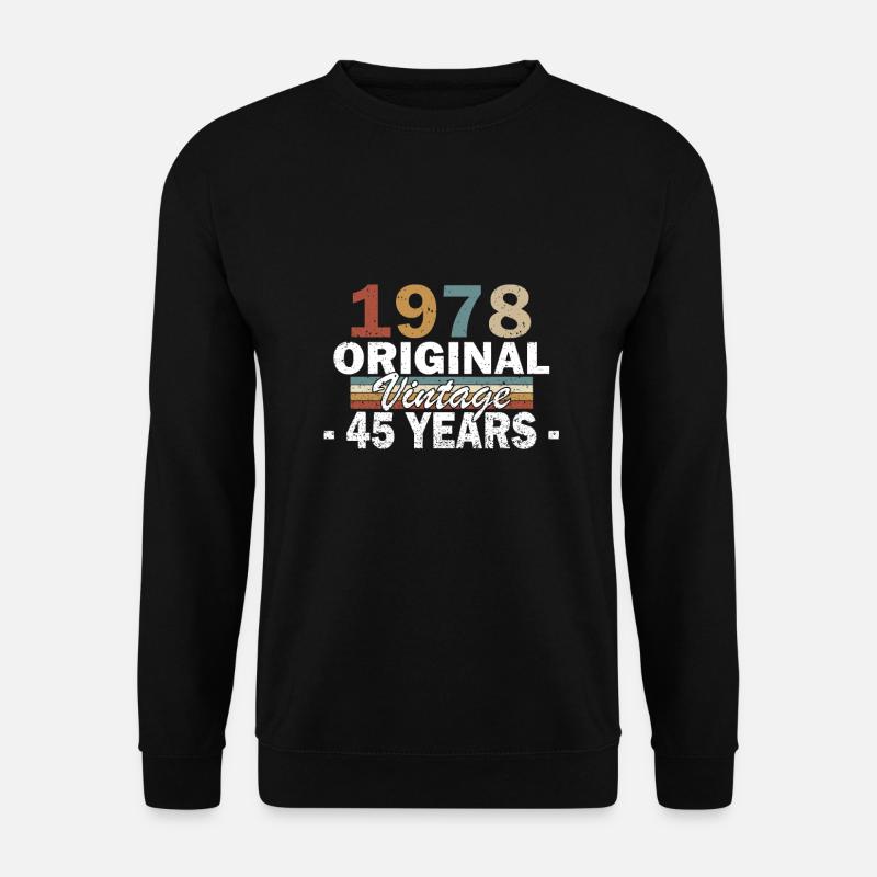 Born in 1978 - Unisex Sweatshirt - black