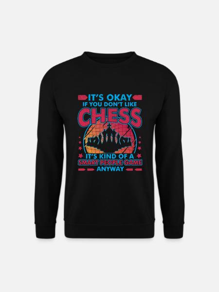 Szachista Szachy Powiedzenie Szachy Zestaw Szachów - Bluza unisex - czarny