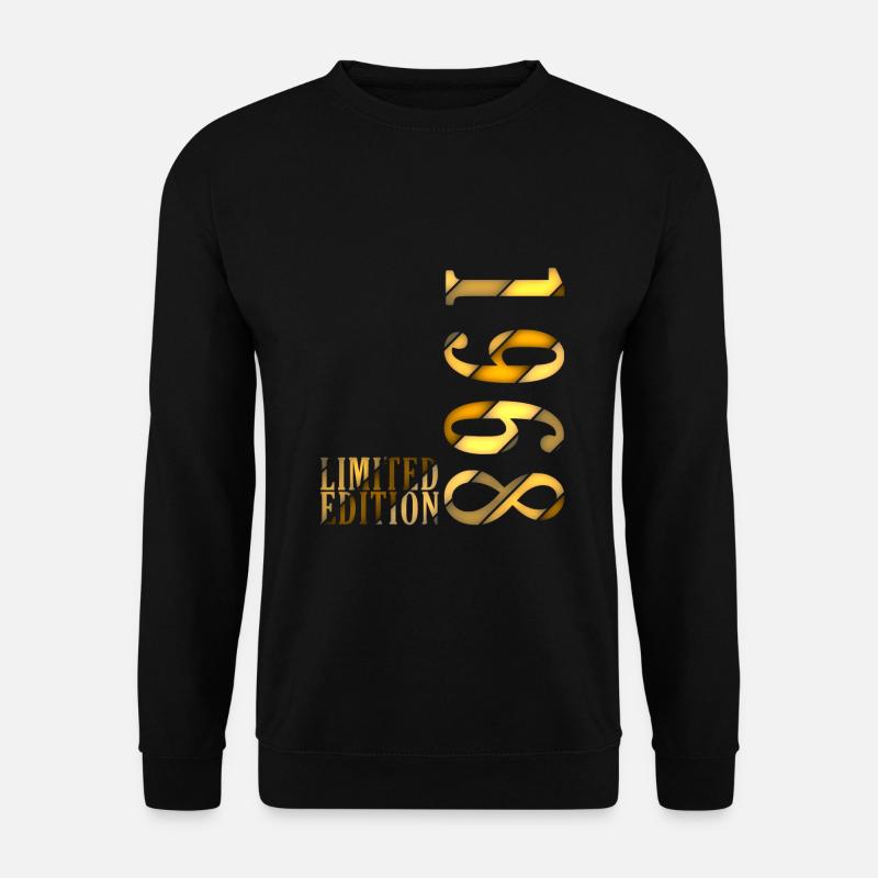 1968 Jahrgang Geburtstag Geburtsjahr 1968 Geschenk - Unisex Pullover - Schwarz