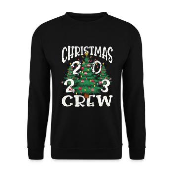 Équipe de Noël - Weihnachten - Sweat-shirt Unisexe - noir - Devant - Alina (178cm) & Michal (187cm)