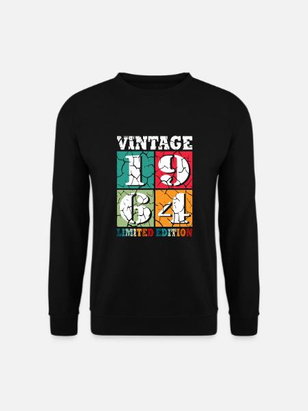 60. Geburtstag Jahrgang 1964 60 Jahre - Unisex Pullover - Schwarz