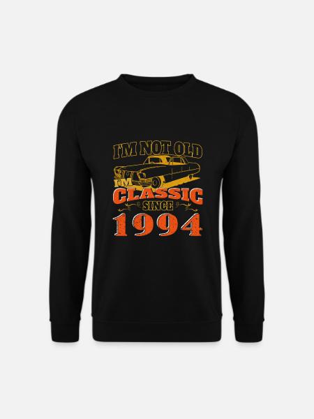 Oldtimer 1994 30. Geburtstag Geschenk Herren - Unisex Pullover - Schwarz