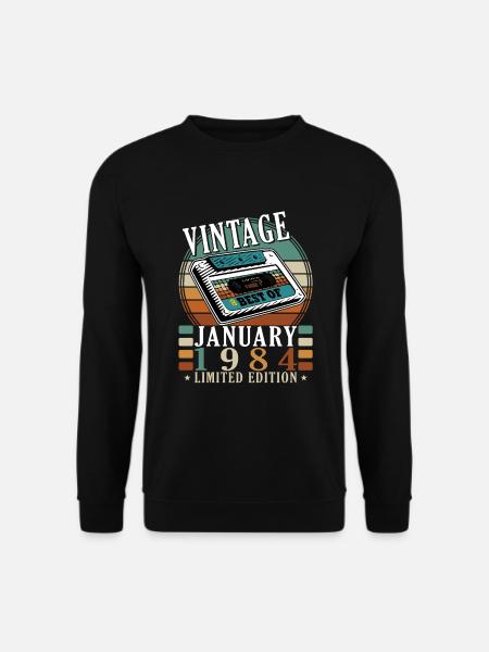janvier 1984 | Janvier 1984 Jubilé 1984 - Sweat-shirt Unisexe - noir
