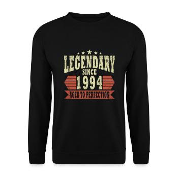 Legends 1994 - Unisex Sweatshirt - black - Front - Alina (178cm) & Michal (187cm)