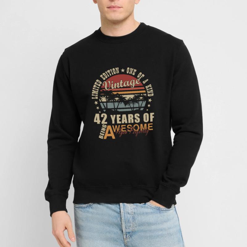 42e 42e ans 42e anniversaire cadeau Sweat-shirt Unisexe