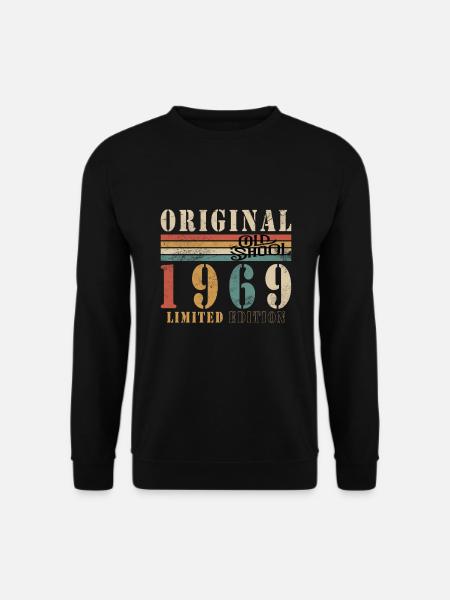 Old School 1969 - Né en 1969 - Sweat-shirt Unisexe - noir